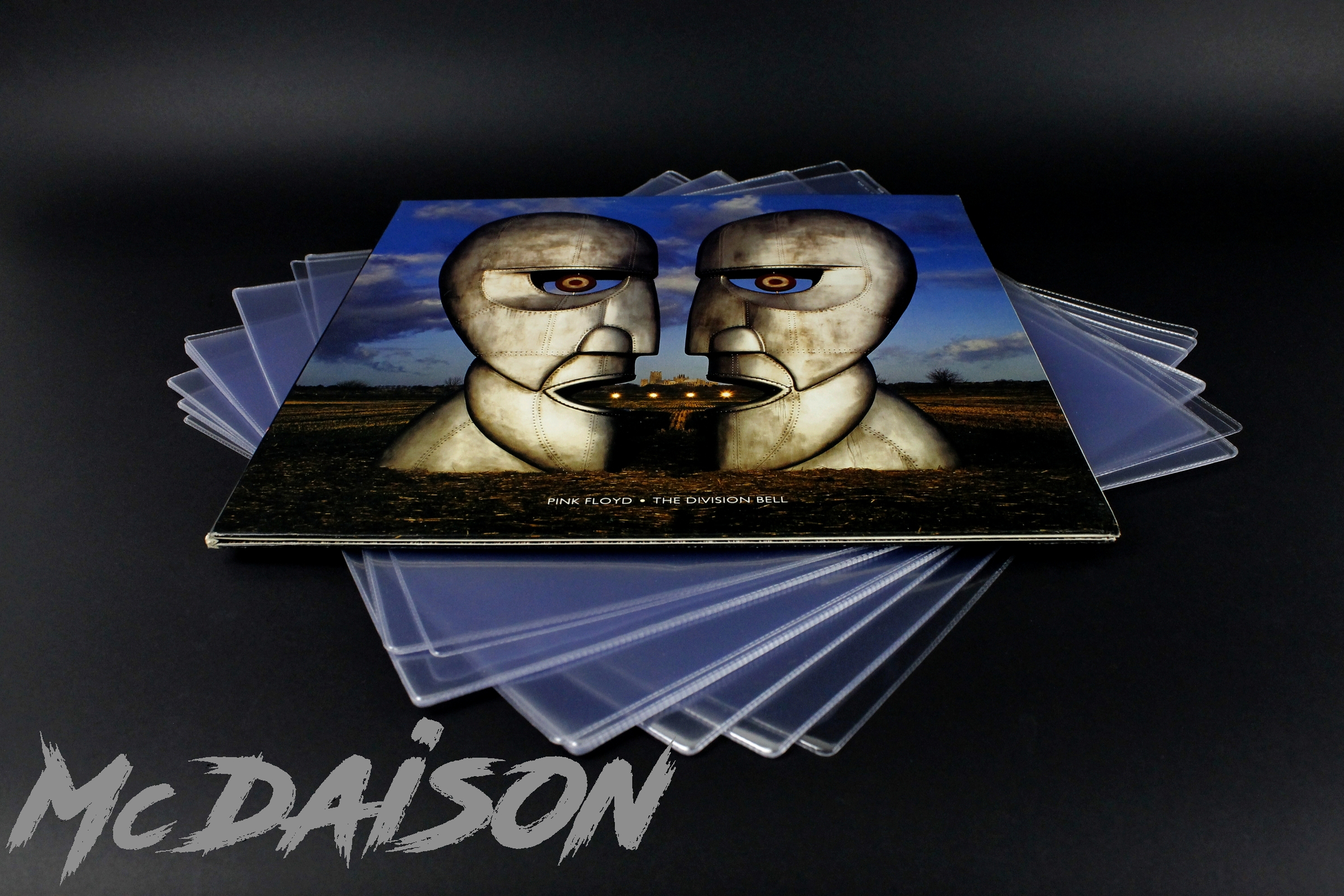 10 Buste PVC lucido 120my Deluxe per dischi LP 33 giri in vinile