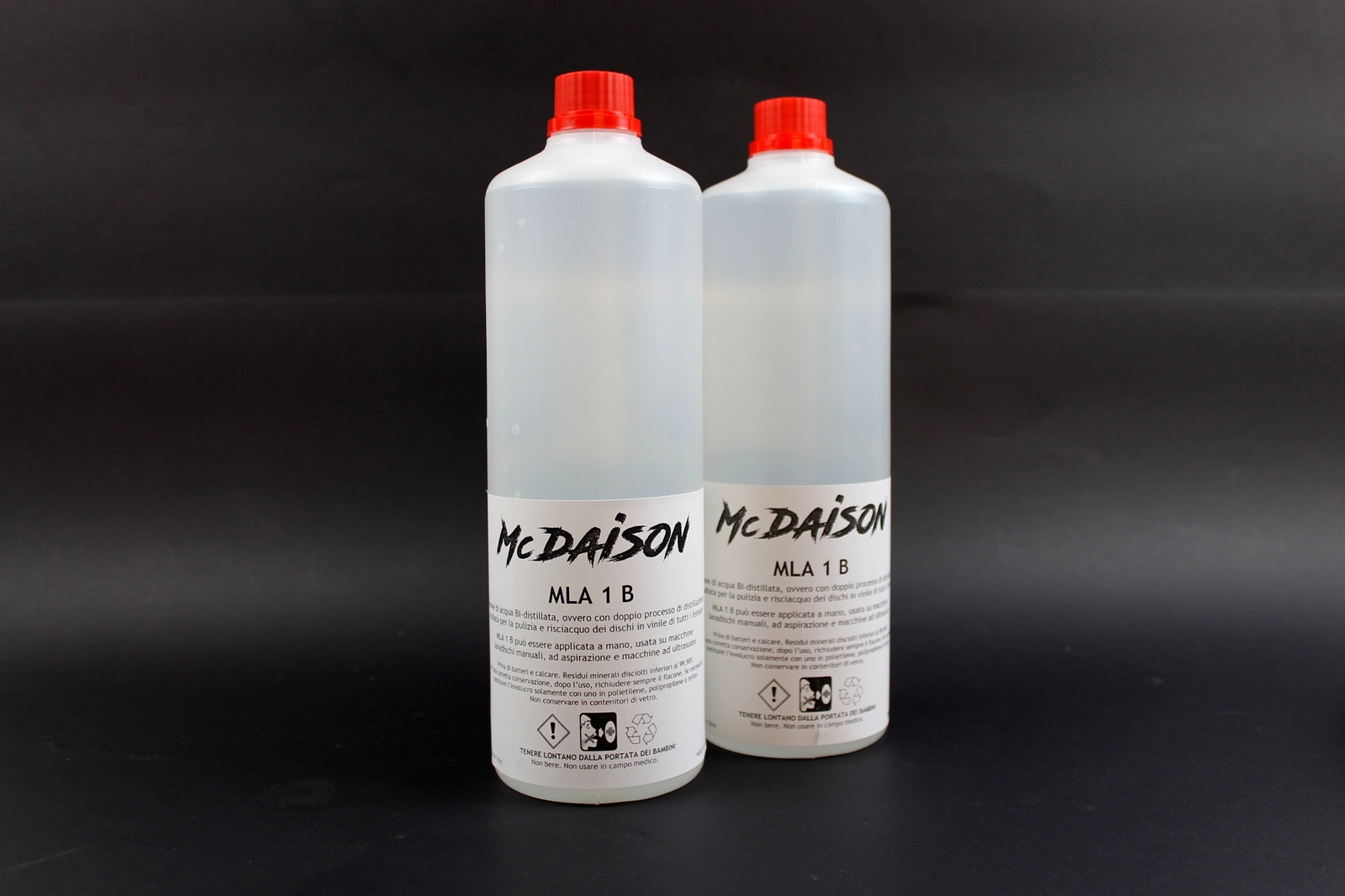 MLA 1B flacone da 1 litro di acqua BI-distillata specifica per pulizia  vinili, CD, DVD e videogiochi - MMS