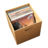 Mobile espositore in cartone rigido per circa 80 dischi LP in vinile 33 giri